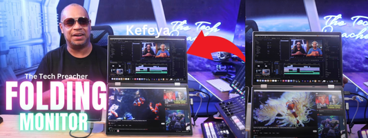 Kefeya M2 Folding Dual Screen Laptop Portable Monitor - THIS IS GOOD !!!