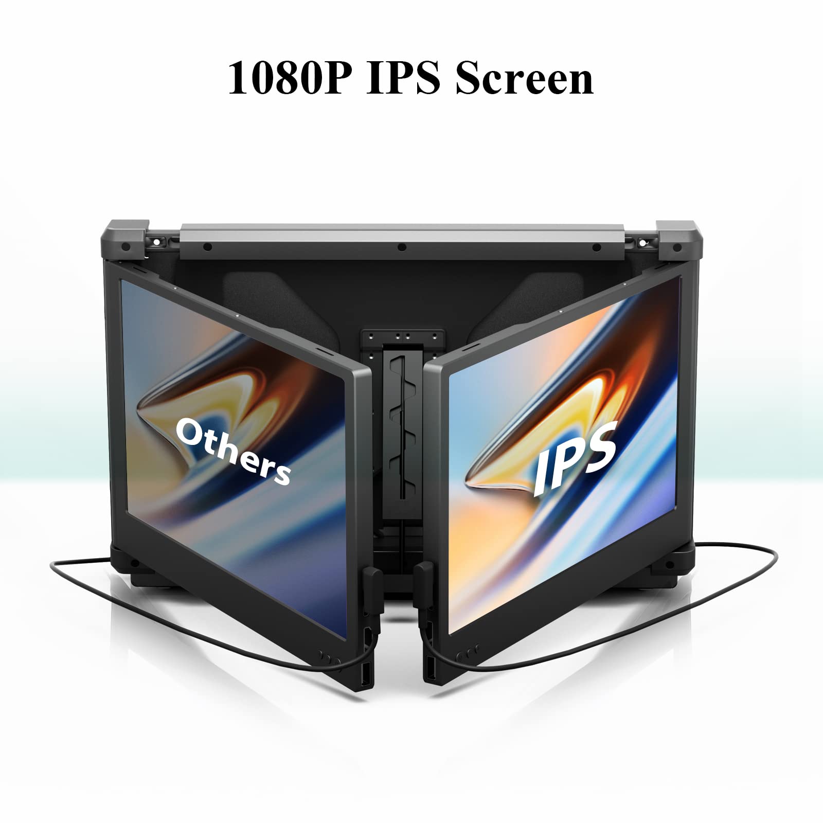 Triple écran 1080p Ips Laptop Monitor Extender