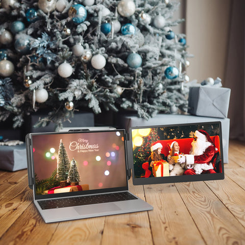 KEFEYA S1 Dual Screen Laptop Monitor Extender Christmas Sale